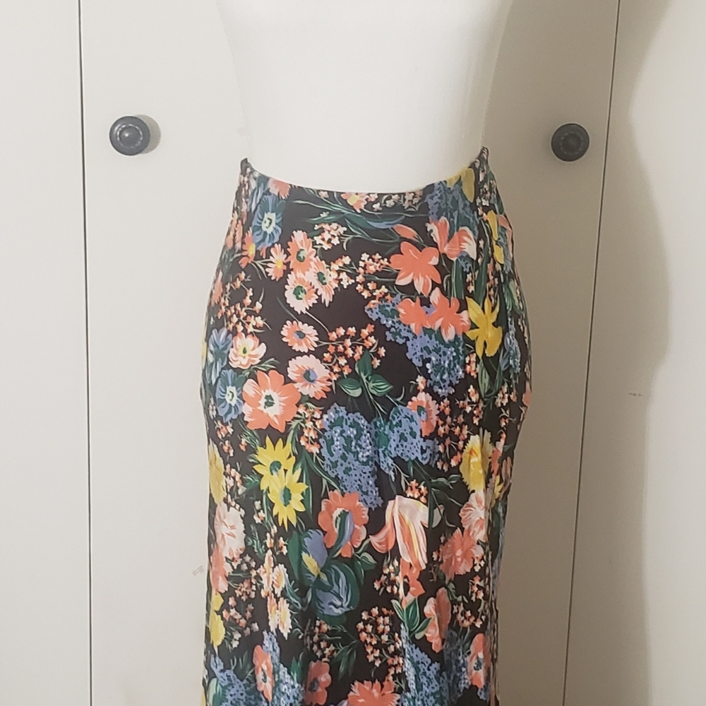 Beautiful  satin skirt from Anthropology